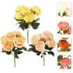 Chomik Искусственная ветка - букет из 7 пионов 41 см, смешанные цвета, HID4083 - Home Club, изображение 2
