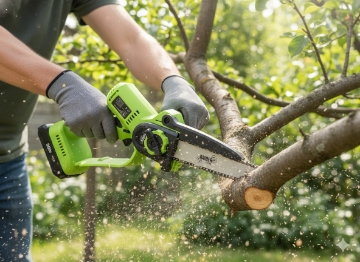 Chomik Аккумуляторная пила для веток 20 см, 900 Вт, 21 В, WAN6956 - Home Club