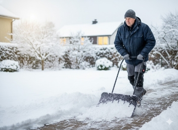 Chomik Снегоуборочный скребок на колесах, черный, 800X400 мм, GOR3000 - Home Club