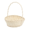 Chomik Кошик З Ратану 24/18 x 9/27 См З Рукояткою - Білий, DRA4163 - Home Club, зображення 2