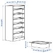 ІКЕА Стелаж з контейнерами TROFAST ТРУФАСТ, 196.066.88 - Home Club, зображення 4