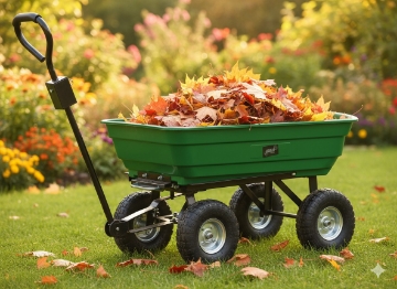 Garden Line Двофункціональний Садовий Візок Зелений, WOZ0061G - Home Club