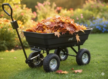 Garden Line Двофункціональний Садовий Візок Чорний, WOZ0078B - Home Club