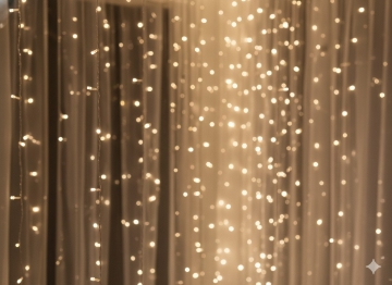 Chomik Световая Завеса Druciki 300L Теплый Белый, 3 x 3 М, Usb, С Пультом Дистанционного Управления, LED9997 - Home Club