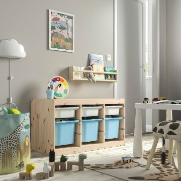 ИКЕА Стеллаж с контейнерами TROFAST ТРУФАСТ, 096.067.16 - Home Club