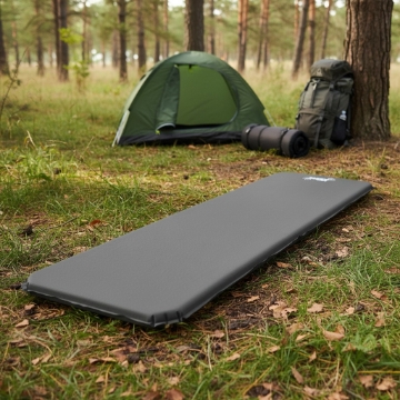 Garden Line Самопомпуюча Туристична Килимка 180 x 50 x 2,5 См 850 Г Темно-Синя / Сіра, CAM8915 - Home Club