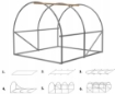 Garden Line Каркас для садового туннеля, 2 сегмента, 2 x 2 м, TUN0310 - Home Club, изображение 3
