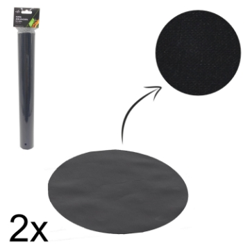 BBQ Meeting Набор из 2 круглых тефлоновых матов для приготовления на гриле, 40 см, BBQ5554 - Home Club