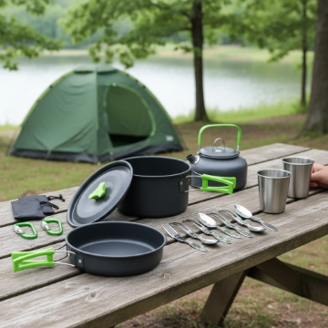 Chomik Набір Туристичних Посудів 18в1, CAM6834 - Home Club