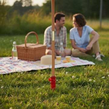 Chomik Вкручуваний Стійка Для Парасольки 38 См, Різні Кольори, GAO8388 - Home Club