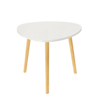 Chomik Двухсекционный деревянный кофейный столик бело-коричневого цвета, FAT2275 - Home Club