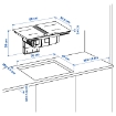 ИКЕА Индукционная плита TÄCKNAN, 006.072.87 - Home Club, изображение 9