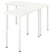 ИКЕА Угловой рабочий стол LAGKAPTEN ЛАГКАПТЕН / LINNMON ЛИННМОН, 396.279.77 - Home Club