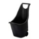 Garden Line Многофункциональная садовая тележка с колесами, объем 50 л, черная, ANI5440 - Home Club