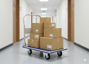 Garden Line Платформний Візок 73 x 47 x 83 см Вантажність: 150 Кг, REA2804 - Home Club