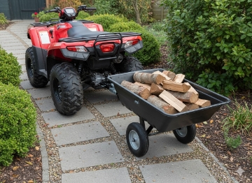 Garden Line Причеп - Карандаш 177x86x75см Вантажність 295 кг / Об'Єм 220Л, GWI2917 - Home Club