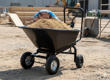 Garden Line Садовий Візок Чорний 160 Л, REA7385 - Home Club