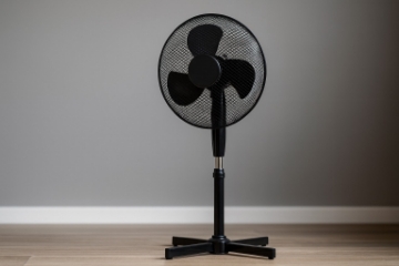 Chomik Вентилятор Стоячий Чорний 45 Вт, FAN9004 - Home Club