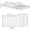 ИКЕА Пенопластовый матрас для раскладного кровати VIMSIG ВИМСИГ, 605.937.44 - Home Club, изображение 4