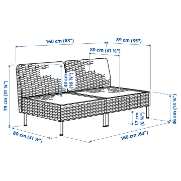 ИКЕА Модульный диван VITTSKÄR, 995.910.65 - Home Club