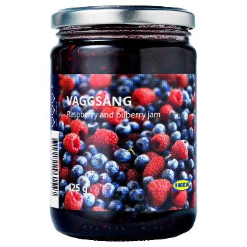 ІКЕА Малиново-чорничний джем VAGGSÅNG, 706.078.54 - Home Club