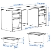 ИКЕА Письменный стол с ящиками TROFAST ТРУФАСТ, 096.138.73 - Home Club, изображение 6