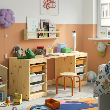 ИКЕА Письменный стол с ящиками TROFAST ТРУФАСТ, 296.139.09 - Home Club