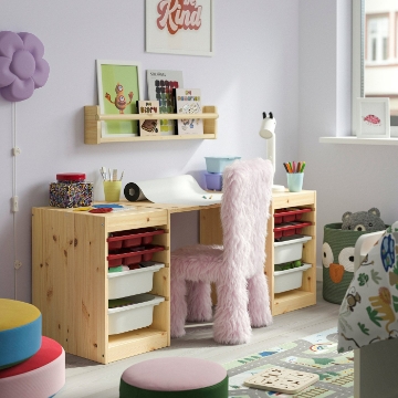 ИКЕА Контейнерный стол TROFAST ТРУФАСТ, 196.139.00 - Home Club