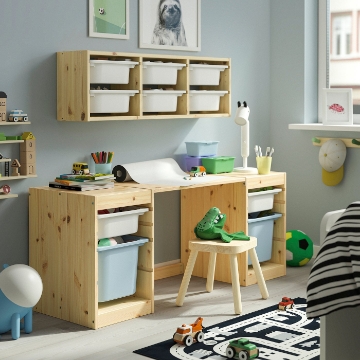 ИКЕА Письменный стол с ящиками TROFAST ТРУФАСТ, 996.138.97 - Home Club