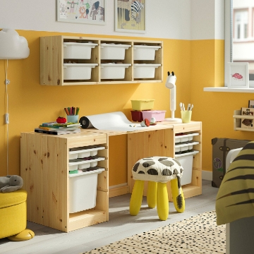 ИКЕА Контейнерный стол TROFAST ТРУФАСТ, 596.139.41 - Home Club