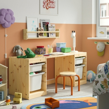 ИКЕА Письменный стол с ящиками TROFAST ТРУФАСТ, 296.138.48 - Home Club