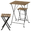 ИКЕА Садовый стол и 2 табуретки TÄRNÖ ТЭРНО, 196.155.17 - Home Club
