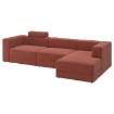 ІКЕА 4-місний модульний диван із шезлонгом JÄTTEBO, 396.083.42 - Home Club