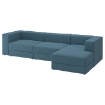 ИКЕА 4-местный модульный диван с шезлонгом JÄTTEBO, 596.083.98 - Home Club