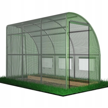 Garden Line 3-сегментний садовий тунель з плівки «Половина» зелений 3x1,5x2 м, TUN1422 - Home Club