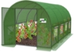Garden Line 4-секционный садовый пленковый туннель, зеленый, 6 x 3 x 2 м, с дверью на петлях, TUN6223 - Home Club, изображение 2