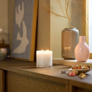 ІКЕА Ароматична свічка в склі KRONSÅNGARE, 306.203.34 - Home Club