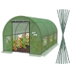 Garden Line 3-секционный садовый туннель из полиэтилена, зеленый, 4 x 2,5 x 2 м, TUN5583 - Home Club, изображение 13
