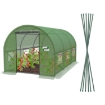 Garden Line 3-секционный садовый пленковый туннель, зеленый, 3 x 2 x 2 м, версия 1, TUN6193 - Home Club, изображение 12