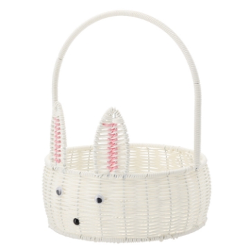 Chomik Круглий кошик діаметром 25 см, білий кролик, BOB7742 - Home Club