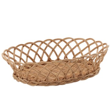 Chomik Овальний Ратановий Кошик М 27 x 21 x 7 См Натуральний, DRA6249 - Home Club