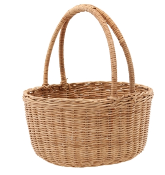 Chomik Кошик З Ратану 28 x 14/33 См З Рукояткою - Натуральний, DRA7343 - Home Club