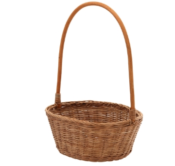 Chomik Кошик З Ратану 30 x 23 x 12/40 См З Рукояткою - Натуральний, DRA7404 - Home Club