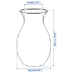 ІКЕА Ваза BERGKÖRSBÄR, 806.110.49 - Home Club, зображення 4