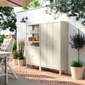 ИКЕА Стеллаж с двумя шкафчиками KOLBJÖRN КОЛЬБЬЁРН, 696.155.29 - Home Club