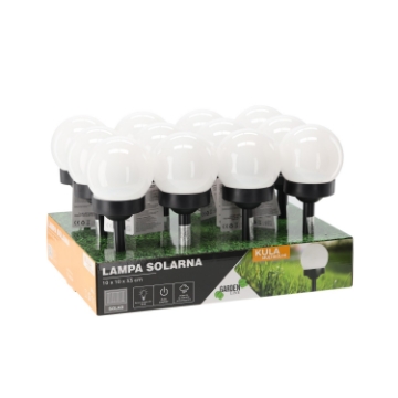 Garden Line Солнечная лампа Color Sphere 10 X 10 X 33 см, SOL6716 - Home Club