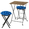 ИКЕА Садовый стол и 2 табуретки TÄRNÖ ТЭРНО, 896.155.14 - Home Club