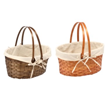 Chomik Бамбуковий Кошик 31 x 22 x 15/28 См З Ручками І Матеріалом, DRA1690 - Home Club