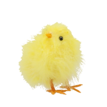Chomik Кпл. 3 Курчата 18 x 6,5 x 8 См Пухнасті Жовті/ Білі, SUN7763 - Home Club