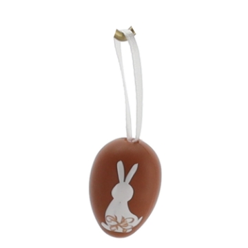 Chomik Набір 12 великодніх яєць із зайчиком, біло-коричневий тубус, SUN8074 - Home Club